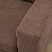 HOMCOM Living Room Multi-Piece Chaise Sofa Lounger w/Mid-Century Style and Sturdy Frame(m-7)