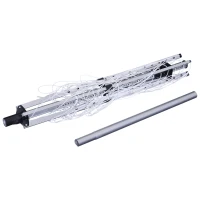 HOMCOM 164ft 15-line Rotary Outdoor Umbrella Drying Rack Aluminum Post(m-10)