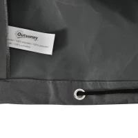 Outsunny 97" x 65" x 26" Weatherproof Outdoor Sectional Patio Furniture Cover with Ultimate Weather Protection, Gray(m-11)