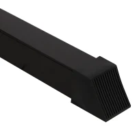 Soozier Barbell Rack Stand, Easily Adjustable Barbell Squat Rack for Home Gym Equipment, Strength Training Fitness Gift for Men & Women(m-14)