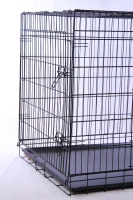 PawHut Pet  36" 2-Door Folding Dog Crate(m-7)