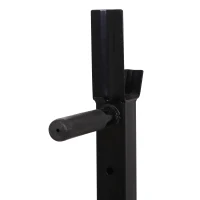 Soozier Barbell Rack Stand, Easily Adjustable Barbell Squat Rack for Home Gym Equipment, Strength Training Fitness Gift for Men & Women(m-11)