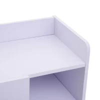 HOMCOM Wood Shoe Cabinet 2 Door 12 Pairs Entryway(m-8)