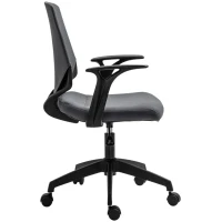 Vinsetto Ergonomic Home Office Chair 360° Swivel Height Adjustable Task Seat(m-6)