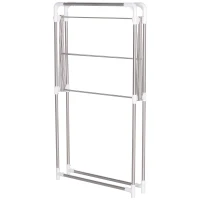 HOMCOM Multi-Purpose Garment Hanging Rack Foldable Laundry Drying Rack(m-4)