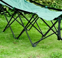 Outsunny Military Style Folding Camping Cot – Green(m-5)