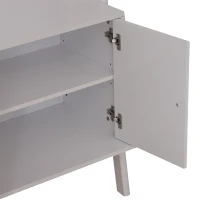 HOMCOM 3 Tier Ladder Bookcase Storage Cabinet Home Organizer Living Room White(m-8)