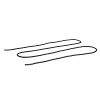 HOMCOM Poly Dacron Battle Rope Fitness Undulation Rope Φ1.5" Exercise Cross Strength Training Workout(m-10)