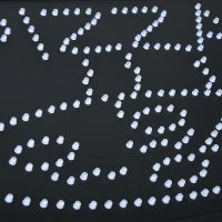 LED "Pizza" Sign - 2 Flash Patterns - Black Board/Colourful Bulbs(m-8)