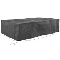 Outsunny 97" x 65" x 26" Weatherproof Outdoor Sectional Patio Furniture Cover with Ultimate Weather Protection, Gray(m-1)