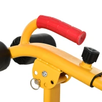 Soozier Multifunctional Sit Up and Dumbbell Weight Bench with 4-Angle Adjustable Backrest & Lightweight Portable Design - Yellow(m-8)