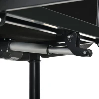 HOMCOM Queen Adjustable Bed Frame, Ergonomic Zero Gravity Power Bed Base with Head and Foot Incline, Memory, and Wireless Remote, Grey(m-12)