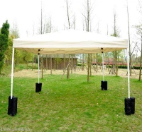 Outsunny Canopy Tents Anchor Sandbags Weight Bags Set of 4 Black(m-5)