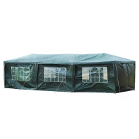 Outsunny 840-055GN Party Gazebo Tent, 10'x 30'(m-1)