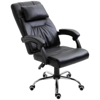Vinsetto Executive Head Massage Office Chair 360° Swivel Adjustable Height Black(m-8)