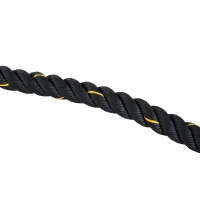 HOMCOM Poly Dacron Battle Rope Fitness Undulation Rope Φ1.5" Exercise Cross Strength Training Workout(m-7)