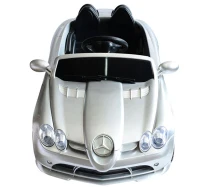 Mercedes-Benz Licensed Ride On Car Electric Benz SLR 722S Remote Control Silver(m-2)