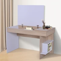 HOMCOM Wood Flipp Top Computer Desk Storage Cube Shelf Home Office(m-4)