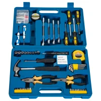DURHAND 92 Pieces Mechanics Tool Set Home Garage Vehicle Test Repair Maintenance(m-3)