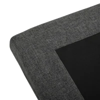 HOMCOM Queen Adjustable Bed Frame, Ergonomic Zero Gravity Power Bed Base with Head and Foot Incline, Memory, and Wireless Remote, Grey(m-14)