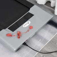 Soozier 1.5HP Electric Power Motorized Treadmill Fitness Jogging Walking Running Machine with LED Screen- Black(m-12)