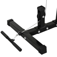 Soozier Power Rack Exercise Pulldown Weight Machine with 5 Adjustable Cable Positions for Strengthening Many Muscle Groups Home Gym, 41" x 47" x 71"(m-18)