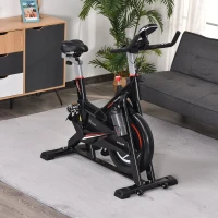 Soozier Stationary Exercise Training Bike Indoor Cycling Bike w/ LCD Monitor(m-1)