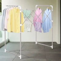 HOMCOM Multi-Purpose Garment Hanging Rack Foldable Laundry Drying Rack(m-1)