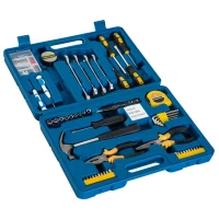 DURHAND 92 Pieces Mechanics Tool Set Home Garage Vehicle Test Repair Maintenance(m-1)