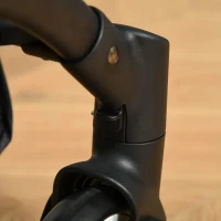 PawHut Travel Pet Stroller for Dogs, Cats, One-Click Fold Jogger Pushchair with Aluminum Frame, EVA Wheels, Brakes, Basket Storage, Safety Belts, Adjustable Canopy, Zippered Mesh Window Door, Beige(m-9)