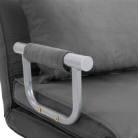 HOMCOM Convertible Double Sleeper Sofa Bed W/ 5 Backrest Position Folding Loveseat(m-10)