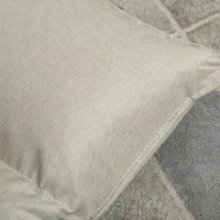 HOMCOM Foldable Floor Chair Gaming Sofa Couch Recliner with 5 Adjustable Positions, Padded Cushion, and Steel Frame for Meditation, Sleep, Reading, Watching, Cream White(m-10)