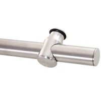 HOMCOM 6.6ft Stainless Steel Sliding Barn Door Hardware Kit Provides Smooth and Quiet Operation, 39" Wide Door(m-8)