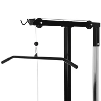 Soozier Power Rack Exercise Pulldown Weight Machine with 5 Adjustable Cable Positions for Strengthening Many Muscle Groups Home Gym, 41" x 47" x 71"(m-10)