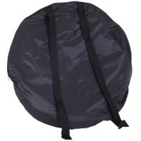 Outsunny Pop Up Ground Hunting Tent Outdoor Shooting Birdwatching Blind Hide Tent w/ Carry Bag 1-2 Person Portable Camouflage(m-5)