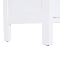 HOMCOM Storage Cabinet Floor Cabinet Drawer with Knob MDF(m-9)