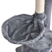 PawHut 43"H Nest Level Cat Tree Scratcher Kitty Condo(m-10)