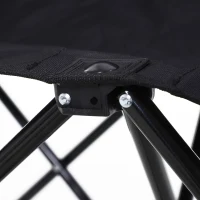 Outsunny 6-Person Folding Camping Bench Chair Sport Seat Folding Cooler Bag w/ Carrying Case(m-9)