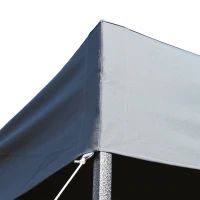 Outsunny 10' x 20' Pop Up Canopy Tent, Instant Sun Shelter, Tents for Parties, Height Adjustable, with Wheeled Carry Bag, for Outdoor, Garden, Patio, Gray(m-11)