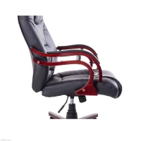 HOMCOM Deluxe High Back Executive Office Chair Seat Swivel Ergonomic Computer Desk Office Chair Furniture Black(m-6)