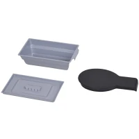 HOMCOM Rolling Shower Wheelchair Bath Toilet Commode Bariatric with Wheels, Detachable Bucket & Shower-Proof Design, 17" Seat Width, Black(m-18)