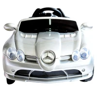Mercedes-Benz Licensed Ride On Car Electric Benz SLR 722S Remote Control Silver(m-1)