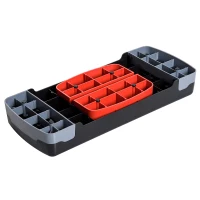 Soozier 27" Aerobic Stepper Adjustable Workout Platform Fitness Step with Riser Training Exercise Home Gym 4” to 6”(m-7)