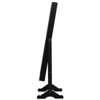 HOMCOM Mirrored Jewellery Cabinet Armoire Stand Organizer for Rings Earrings Bracelets Lockable Black(m-8)