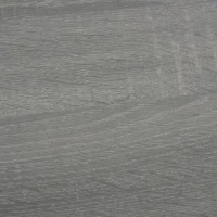 HOMCOM Mobile L-Shaped Rotating Computer Desk with Storage Shelves Moveable Rolling Writing Table Home Office Study Workstation for Home Office, Grey(m-14)