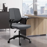Vinsetto Ergonomic Home Office Chair 360° Swivel Height Adjustable Task Seat(m-2)
