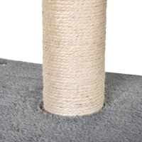 PawHut Cat Tree Tower with Sisal-Covered Scratching Posts and Ladders for Climbing and Playing(m-13)