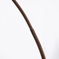 HOMCOM Arched Floor Lamp, Modern Standing Lamp with Foot Switch & Metal Base, Corner Reading Lamps Tall Pole Light for Office Bedroom Living Room, Grey(m-10)