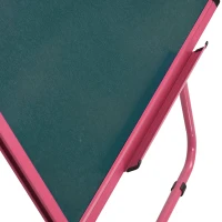 Vinsetto Foldable and Height Adjustable U-Stand Double Sided Whiteboard Chalkboard Easel(m-11)