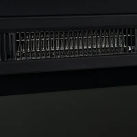 HOMCOM Recessed Electric Fireplace, 23" Insert Heater with Remote Control, 1400W, Cozy Indoor Heating Solution(m-13)